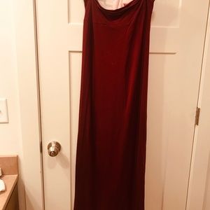 Long Strapless Dress/Skirt